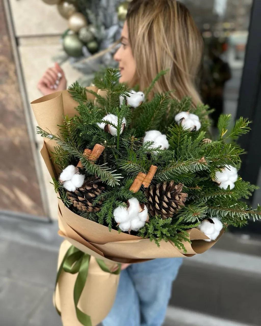 Bunch "Breath of Winter" | ծաղիկներ, ծաղկեպսակներ, բույսեր Երևան