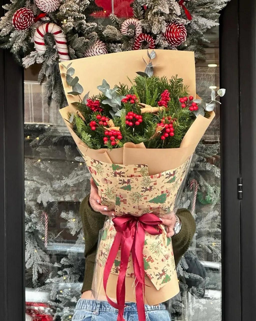 Bouquet "New Year's Eve" | ծաղիկներ, ծաղկեպսակներ, բույսեր Երևան Bouquet "New Year's Eve" | ծաղիկներ, ծաղկեպսակներ, բույսեր Երևան